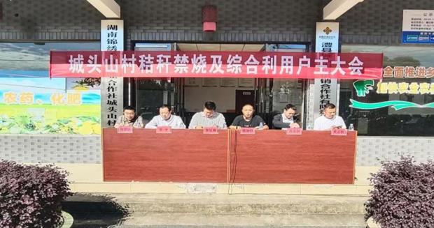 【业务工作】澧县城头山镇供销合作社积极开展秸秆禁烧及综合利用