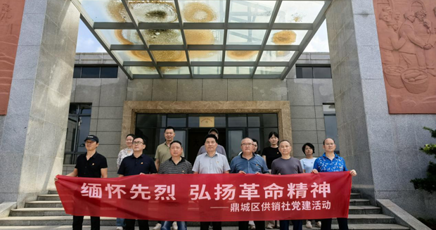 【会议活动】鼎城区供销社开展党建活动缅怀革命先烈林伯渠